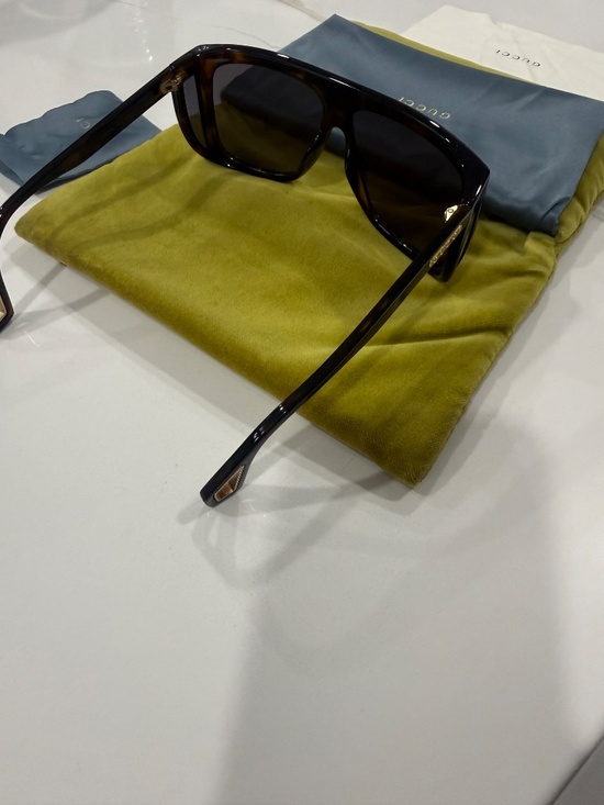 New with receipt Gucci 62mm Shield Aviator main image 11